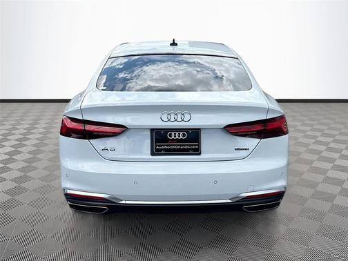 Glacier White Metallic 2023 Audi A5 Sportback 45 S Line Premium