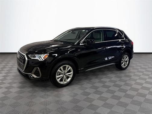 Mythos Black Metallic 2025 Audi Q3 45 S line Premium Plus