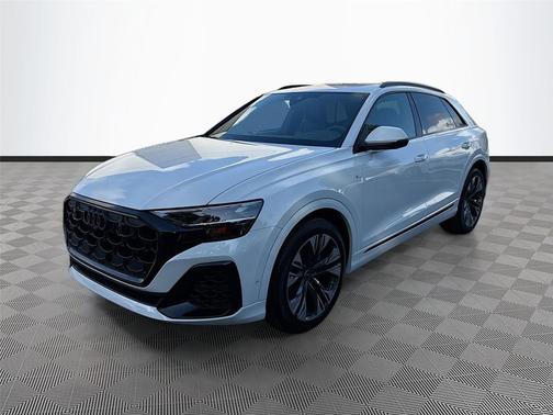 Glacier White Metallic 2026 Audi Q8 55 Premium Plus