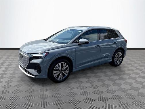 Pebble Gray 2023 Audi Q4 e-tron Premium 40 RWD