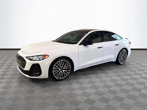 Glacier White Metallic 2026 Audi S5 Premium Plus TFSI quattro S tronic