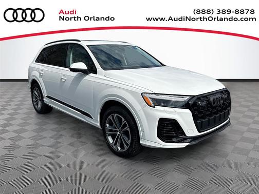 Carrara White 2025 Audi Q7 45 Premium