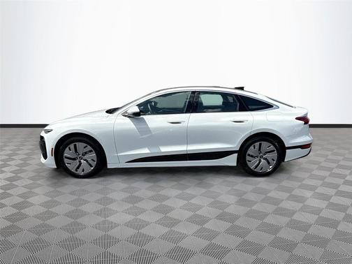 Glacier White Metallic 2025 Audi A6 e-tron Premium