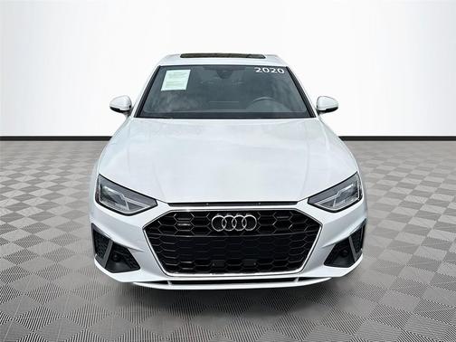 Glacier White Metallic 2020 Audi A4 45 Premium