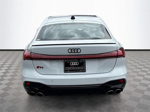 Glacier White Metallic 2026 Audi S5 Premium Plus TFSI quattro S tronic