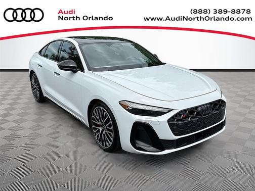 Glacier White Metallic 2026 Audi S5 Premium Plus TFSI quattro S tronic