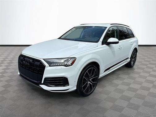 Glacier White Metallic 2023 Audi Q7 55 Prestige