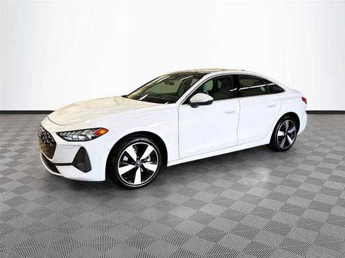 Glacier White Metallic 2025 Audi A5 Premium Plus TFSI quattro S tronic