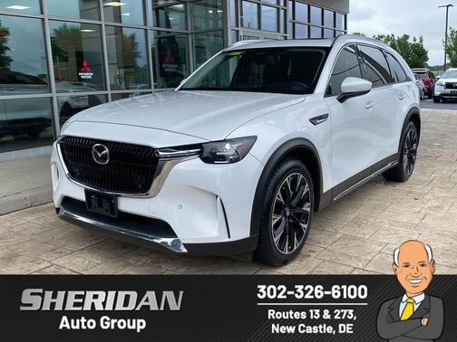 Rhodium White Premium 2024 Mazda CX-90 PHEV Premium