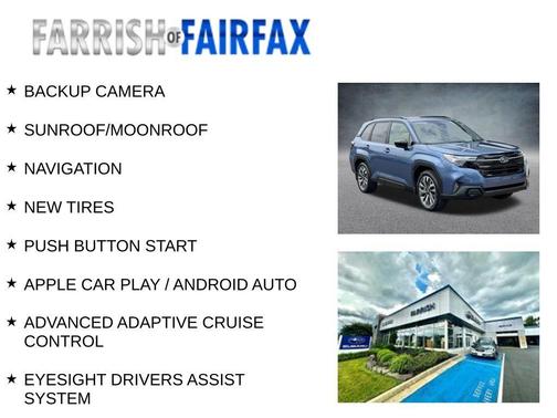 2025 Subaru Forester Touring