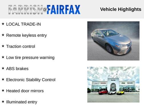 2016 Toyota Camry LE