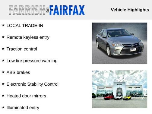 2016 Toyota Camry LE