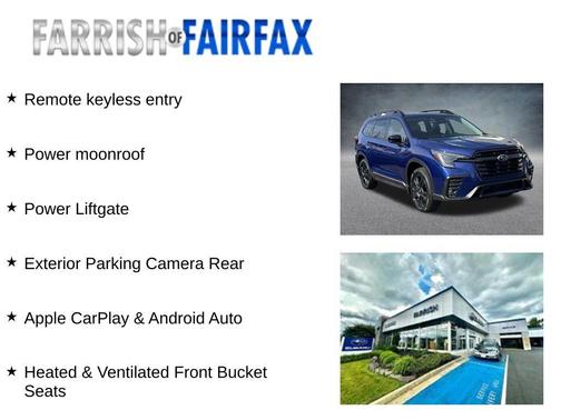 2026 Subaru Ascent Onyx Edition Touring