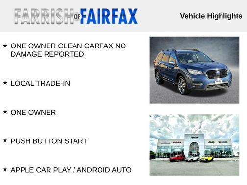 2022 Subaru Ascent Touring 7-Passenger