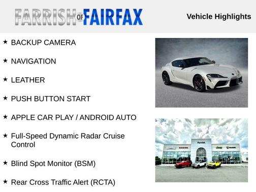 Absolute Zero 2024 Toyota Supra 3.0