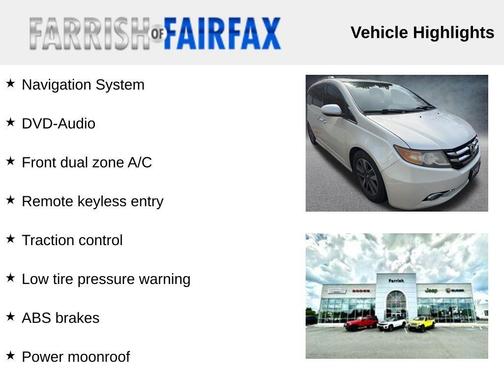 2014 Honda Odyssey Touring Elite