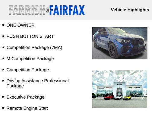 Bay Blue 2022 BMW X6 M Base