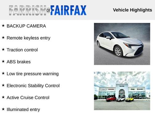 2024 Toyota Corolla Hybrid LE