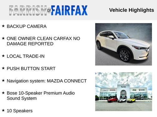 Snowflake White Pearl 2021 Mazda CX-5 Signature