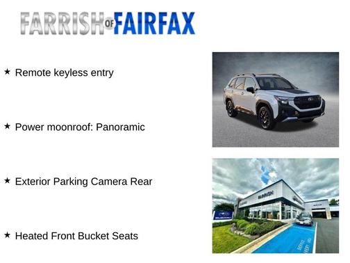 Crystal White Pearl 2026 Subaru Forester Wilderness