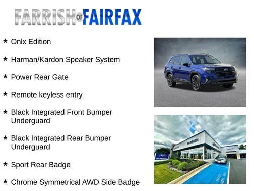 Sapphire Blue Pearl 2026 Subaru Forester Sport