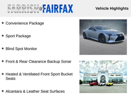 2018 Lexus LC 500 Base