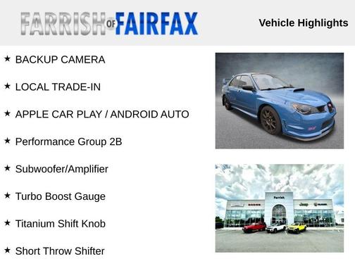 2006 Subaru Impreza WRX Sti