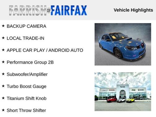 2006 Subaru Impreza WRX Sti