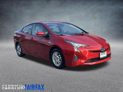 Red 2016 Toyota Prius Four
