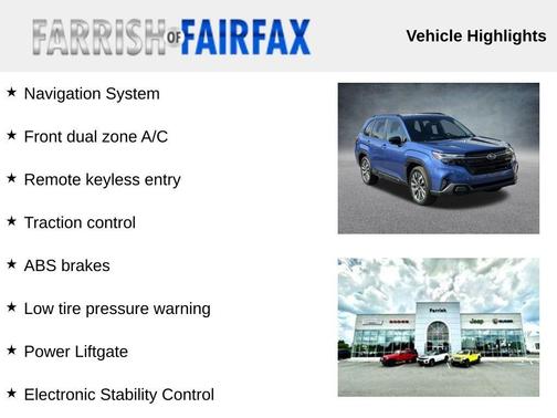 2026 Subaru Forester Touring