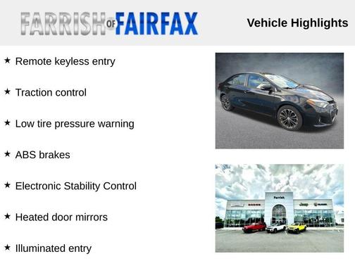 2015 Toyota Corolla S