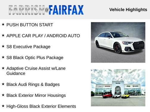2022 Audi S8 4.0T quattro