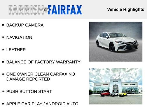 2023 Toyota Camry Hybrid XSE