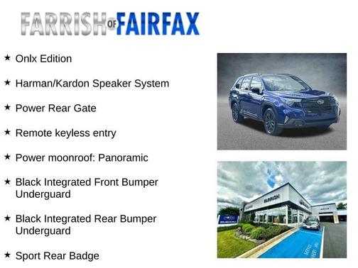 Sapphire Blue Pearl 2026 Subaru Forester Sport