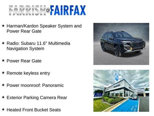 Crystal Black Silica 2026 Subaru Forester Wilderness