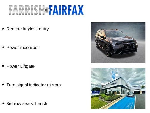 2026 Subaru Ascent Onyx Edition Touring