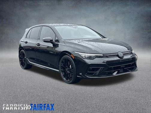 Mythos Black Metallic 2025 Volkswagen Golf R 2.0T Black Edition
