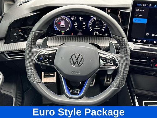 Mythos Black Metallic 2025 Volkswagen Golf R 2.0T Black Edition