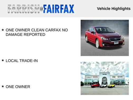 2015 Subaru Impreza 2.0i Premium