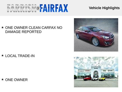 2015 Subaru Impreza 2.0i Premium