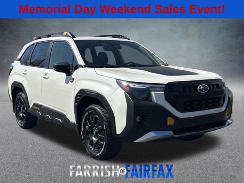 Crystal White Pearl 2026 Subaru Forester Wilderness