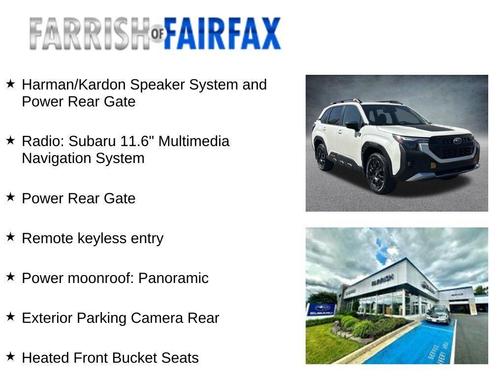 Crystal White Pearl 2026 Subaru Forester Wilderness
