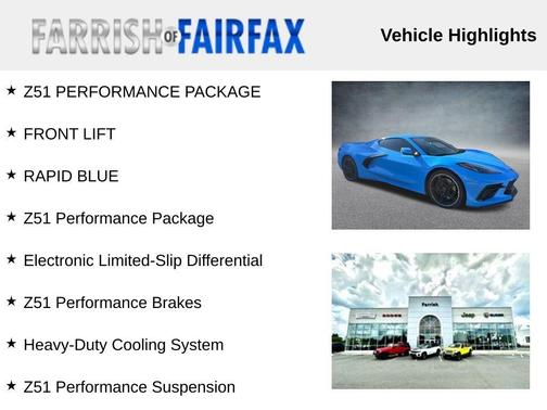 2024 Chevrolet Corvette Stingray w/3LT