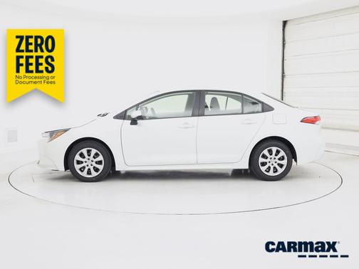 White 2022 Toyota Corolla LE