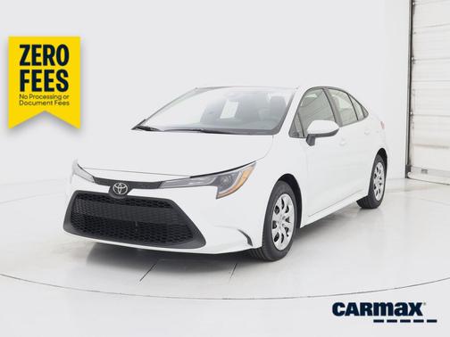 White 2022 Toyota Corolla LE