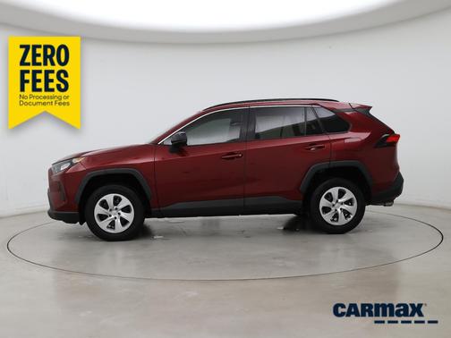 Red 2020 Toyota RAV4 LE