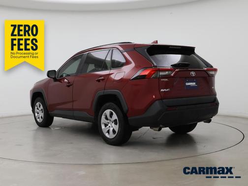 Red 2020 Toyota RAV4 LE