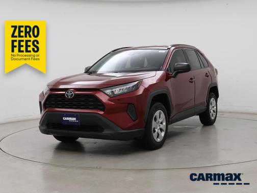 Red 2020 Toyota RAV4 LE