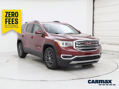 Red 2018 GMC Acadia SLT