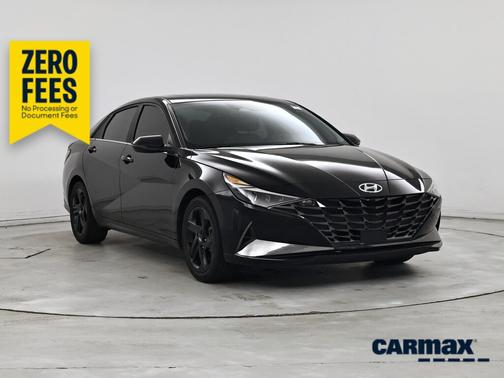 Black 2022 Hyundai ELANTRA HEV Limited